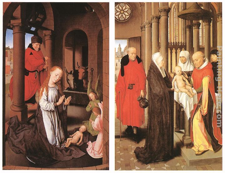 Wings of a Triptych painting - Hans Memling Wings of a Triptych art painting